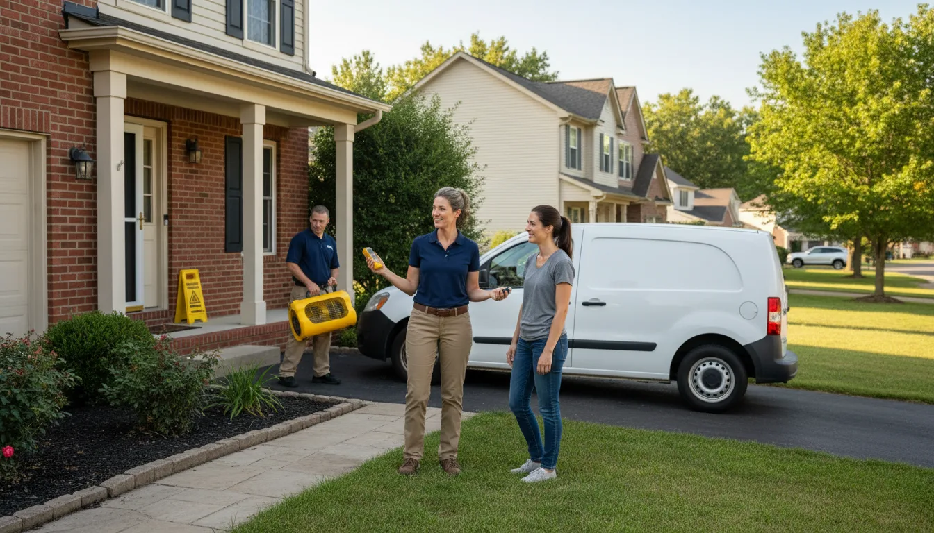 Residential water damage restoration in Saint Anthony, IA